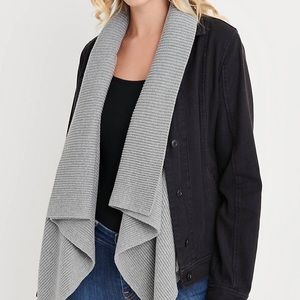 Lucky Brand Knit Shawl Utiltiy Jacket